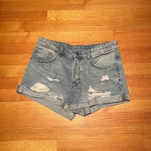H&M Denim Boyfriend Shorts Women's Size 6